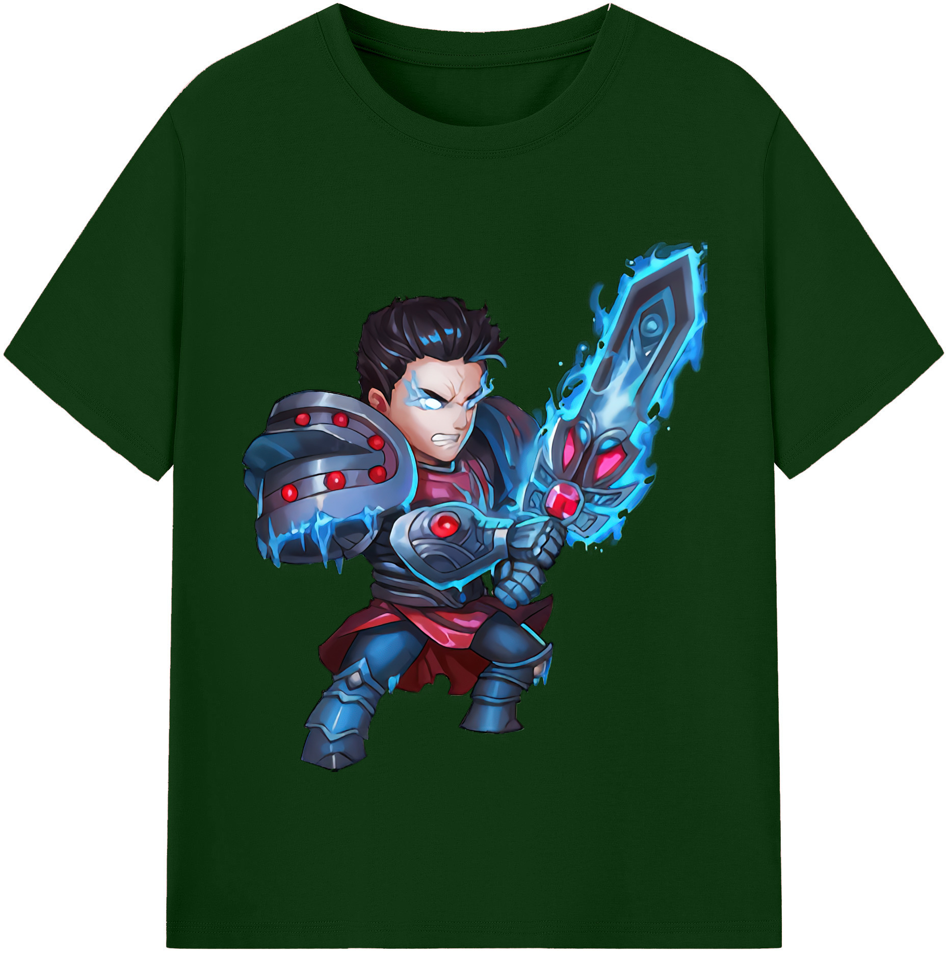 リーグ・オブ・レジェンド League of Legends LOL 綿100％半袖Tシャツ（フロントプリント）